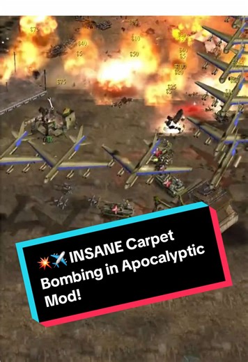 Epic Carpet Bombing in Generals Zero Hour Gameplay