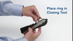 Tamper Proof Key Ring Flex 2"" Dia. (5 cm) 10 Pack