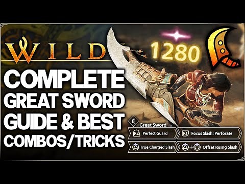 Monster Hunter Wilds - Ultimate Great Sword Guide - Best Combos - Advanced Tips & ALL Damage Tricks!
