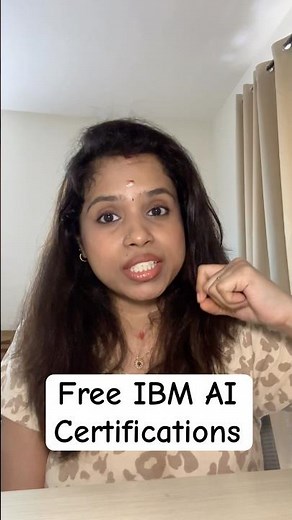 12 Free AI Certification Courses from IBM