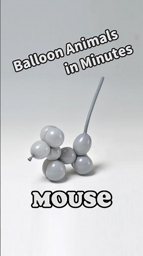 Balloon Animals in Minutes _ Mouse #diy #balloncraft