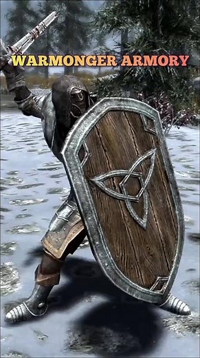 ✨️🏆 Gear Up for Glory: Warmonger Armory in Skyrim! #elderscrolls #gameplay #skyrim #shorts #mods