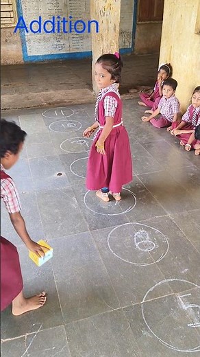 Number Line | Addition | Teacher Innovation Ideas | Creative teaching #numbers #numberline #shorts