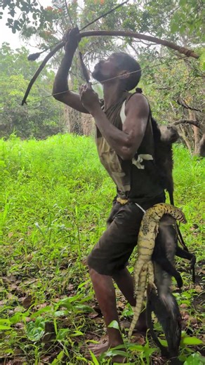 Monkey meat: a rare delicacy in the Hadzabe way of life.