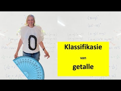 Klassifikasie van getalle