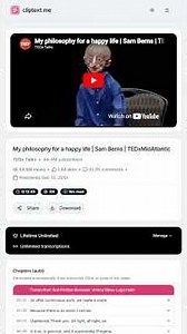 My philosophy for a happy life | Sam Berns | TEDxMidAtlantic