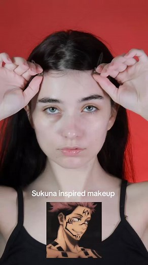 Sukuna Inspired Makeup Tutorial for Jujutsu Kaisen Fans