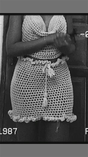 Crochet ruffle skirt #tutorial #crochet #diy #viral #fashion #trendingshorts #craft #viralshort