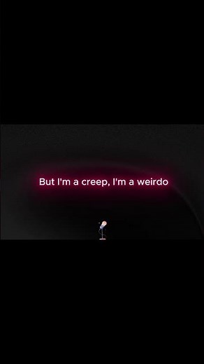Creep - Radiohead Karaoke Music Video #lyrics #singalong #karaokesongs #creep #radiohead #shorts