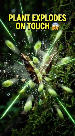 This Plant Shoots Seeds Like a Bomb! 💥🌱 Unbelievable! | Nature’s Hidden Secret #naturefacts