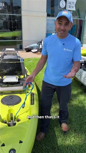 Here’s the fastest way to motorize your kayak! Bixpy Pedal Drive Adapter