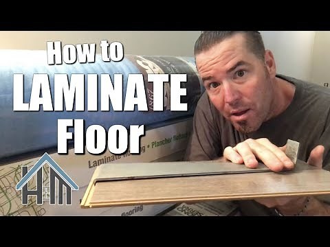 How to install laminate flooring, floating floor easy! Home Mender