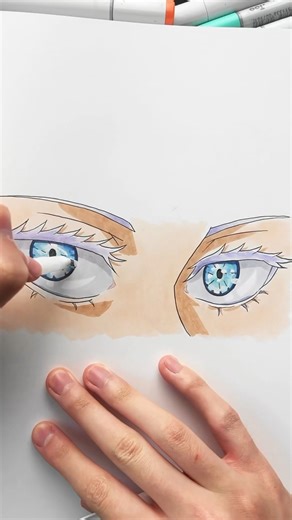 Easy techniques for coloring detailed eyes perfectly