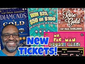 New Ms Pac-Man MD Lottery Scratch Off Tickets and more!