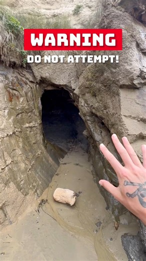 These Sea caves collapse all the time‼️⚠️ And it can happen instantly, at any random moment! Be safe and don't let your children play in your go near these cliffs. #nature #beach | Jacob Colvin