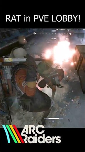 RAT in PVE LOBBY - Arc Raiders #shorts #arcraiders #pve