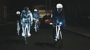 A light-reflective spray protects nighttime riders better than fluorescent clothing. | Insider Tech Presents