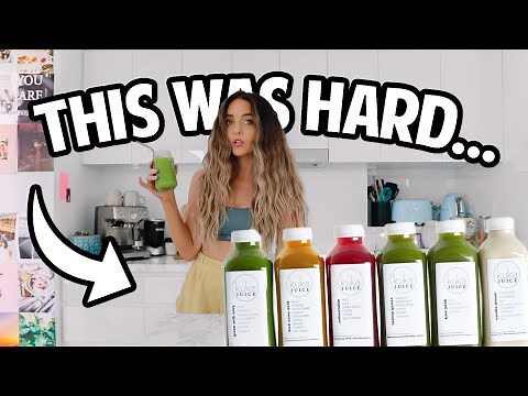 I did a 24 hour juice cleanse... 🙄
