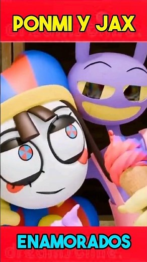 LA HISTORIA DE AMOR DE PONMI Y JAX EN THE AMAZING DIGITAL CIRCUS 🐸 SIMBA #shorts