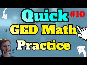 Quick GED Math Practice Test 10 to Pass GED Math! | Made Easy