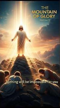 Matthew 17 Explained — The Transfiguration & The Voice From the Cloud #shorts