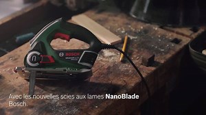 Vous aimez bricoler avec du bois ? Pensez à nos scies à lame NanoBlade, qui permettent des coupes plongeantes performantes sans préperçage. Pour en savoir plus : bit.ly/Scies-Nanoblade #HomeMadeByYou | Bosch DIY and Garden