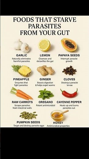 Foods That Help Starve Parasites in Your Gut