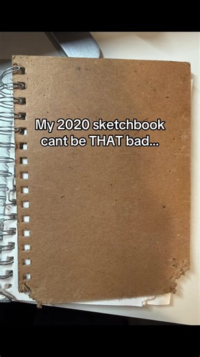 i have no words for myself. #sketchbook #2020 #fyp | old sketchbook