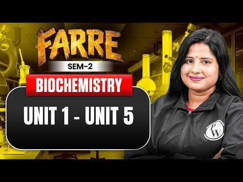 B Pharm 2nd Sem | B Pharm Biochemistry | Unit 1 To 5 | PW B.Pharm