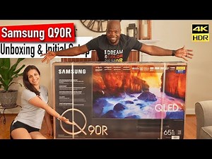 Samsung Q90R (Q90) 4K HDR QLED TV Unboxing & Initial Setup + DEMO [4K HDR]