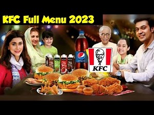 KFC Deals 2023 | KFC Menu with Price Fried #kfc