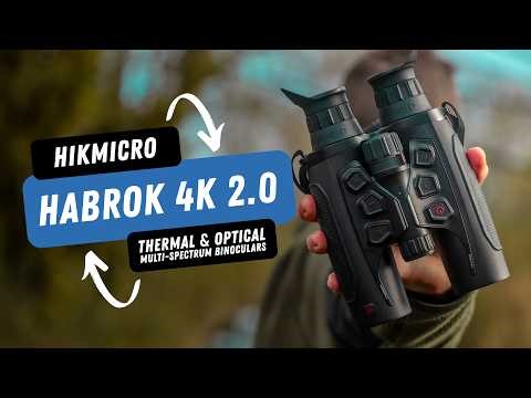 HIKMICRO Habrok 4K 2.0 | An all-in-one thermal, optical & night vision binocular