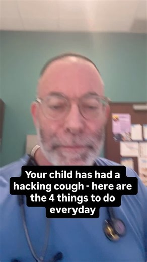 247K views · 2.5K reactions | You child has a persistent, hacking cough since getting over their flu or similar virus - here are the 4 things to do every day Remember : NO honey unless over 12 months #pediatrician #pediatrics #cough | Pediatrics at the Meadows, P.C. | Facebook