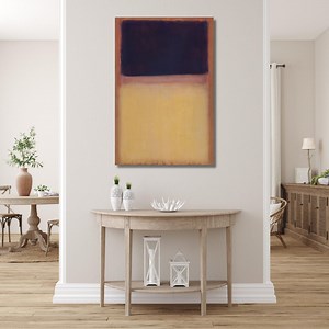 Mark Rothko Style Abstract Canvas Art, Orange and Yellow Color Field Painting - Etsy