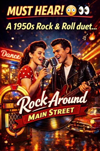 I tried to make a real 1950s rock’n’roll song - Rock Around Main Street #fyp #rockabilly #rockandroll #musik #jukebox