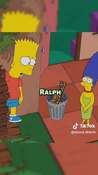 Bart siente envidia por los lujos de Ralph.🤑 #thesimpsons #simpsons #lossimpsons