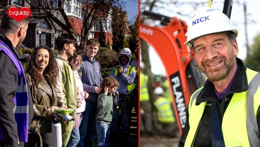 DIY SOS: Nick Knowles helps siblings whose mum died in a freak accident falling down stairs
