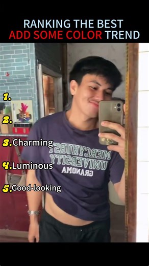Ranking The Best Add Some Color Trend ✨#tiktoktrend #fypシ゚viral #ranking #usa #addsomecolor
