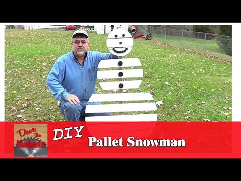 How to make a Pallet Snowman