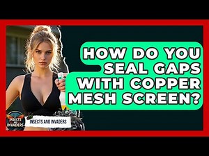 How Do You Seal Gaps With Copper Mesh Screen? - Insects and Invaders