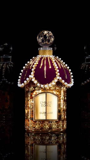 Guerlain on Instagram: "Guerlain Rendez-Vous: L’Heure Dorée. A new limited-edition creation in velvet and gold, in tribute to the architectural wonders of the Arab world. Explore the series of 2,095 numbered collector’s pieces, available at Guerlain.com and in Guerlain boutiques. — #GuerlainPerfumer #ExceptionalPiece #LHeureDorée #Eid #PerfumerSince1828"