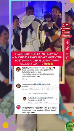 FLASHBACK KEDEKATAN AI DAN ALM VANESSA ANGEL #vanessa #shorts #viral
