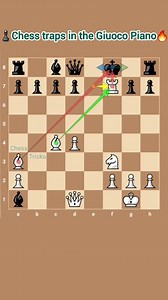 Deadly Chess Trap in the Gioco Piano 🔥♟️ #chess #ChessTricks #chesstraps | Chess Tricks