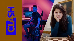 32K views · 52 reactions | CLASH - La nouvelle web-série de Swisscom. Quand plus de 6000 heures de Counter Strike rencontrent une virtuose des échecs: Gion Janett et Lena Georgescu se battent en duel pour réaliser finalement que la différence entre jeu vidéo et échecs est infime. #CLASHTAG | Swisscom | Facebook