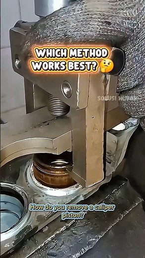 The Most Effective Way to Remove a Caliper Piston!