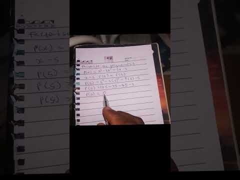 Easiest way to solve cubic Polynomials fast, Remainder theorem well explained step by step
