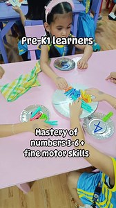 Great counting, Pre-K1 learners! Having fun with paper plates and clips, mastery of numbers 3-6. #numeracy #numbers #countingobjects #preschool #earlychildhoodeducation #playbasedlearning #learningthroughplay #fbyシvideo #fbreelsfypシ゚viral | Lapid Kinderland Inc.