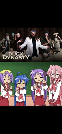 Konata, Kagami, Tsukasa, And Miyuki Likes Duck Dynasty