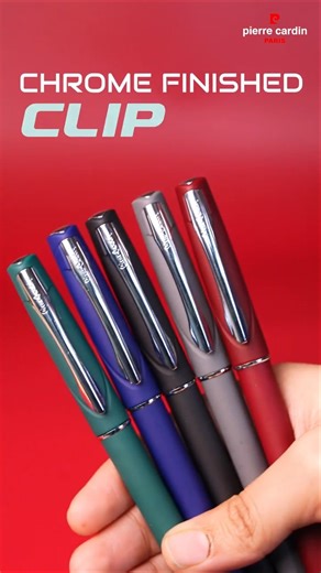 Pierre Cardin Punch Twist Ball Pen | Matt Finish Body with Chrome Clip #pierrecardin