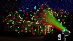 Watch christmas laser lights outdoor on Amazon Live